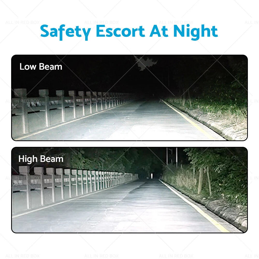 H1 LED Headlight Kit 220W 35000LM for Cars (High Low Beam 6000K)