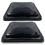 2 RV Roof Vent Cover Replacement Lids for Motorhome Camper Trailer (14" x 14")