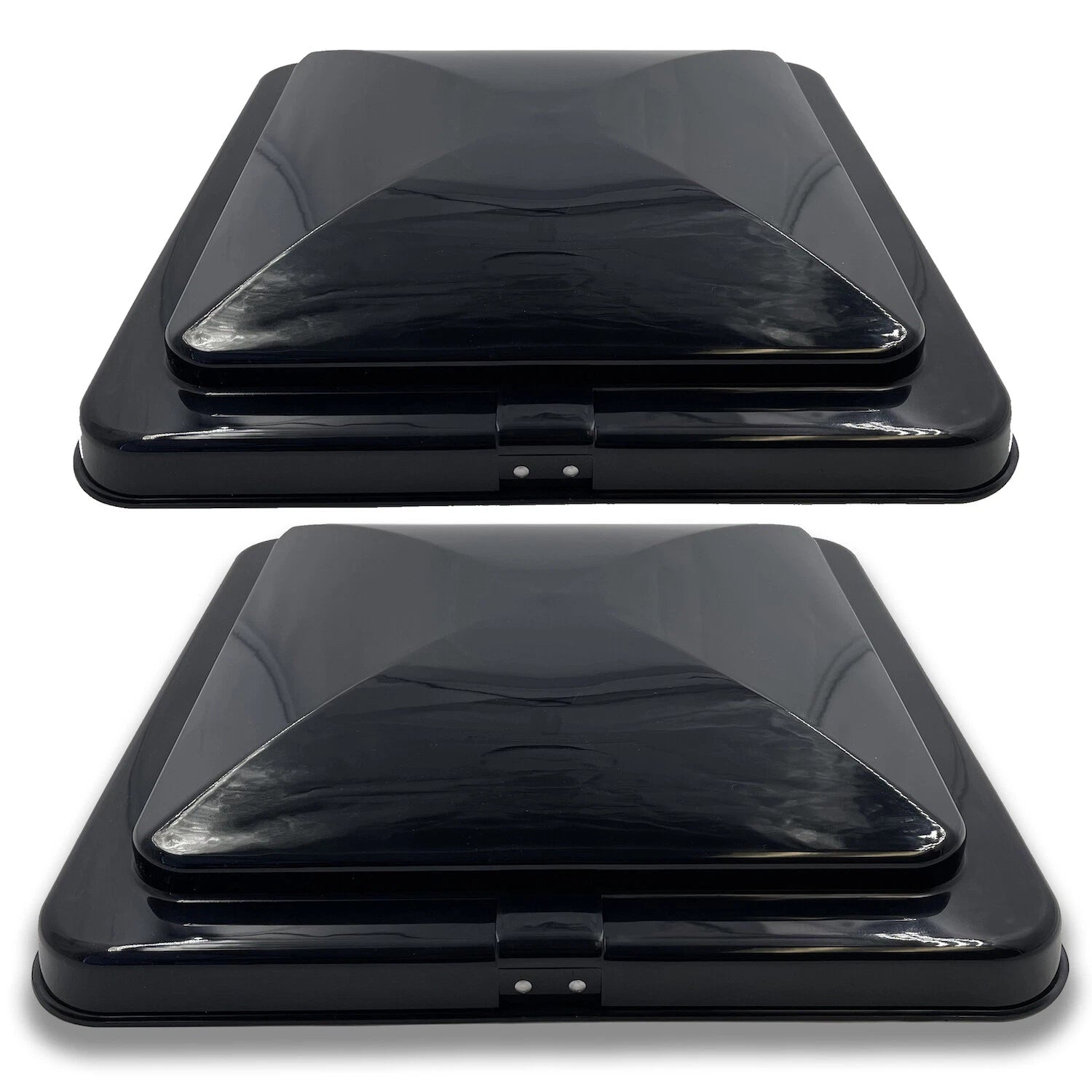 2 RV Roof Vent Cover Replacement Lids for Motorhome Camper Trailer (14" x 14")