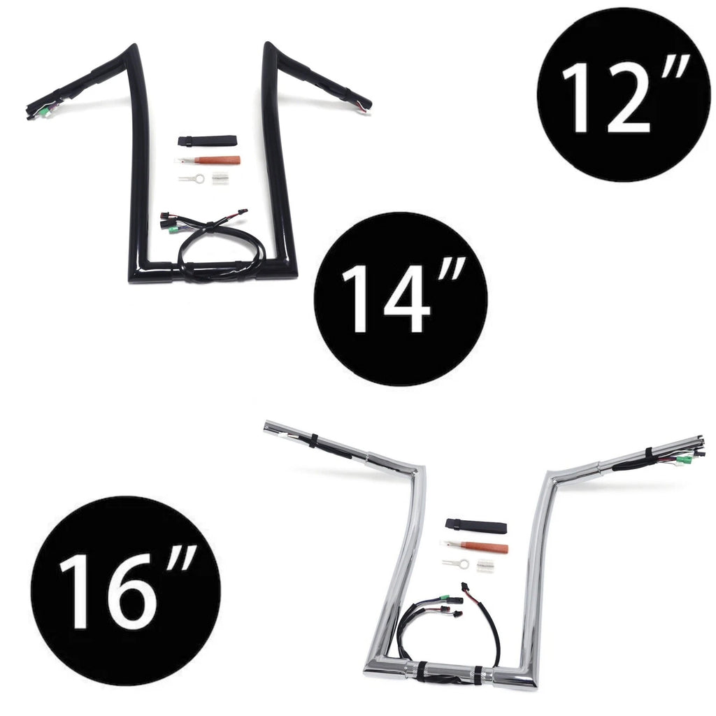 1.25" Prewired Ape Hanger Bar for Harley FLHR Classic FLHRC (2014–2015)