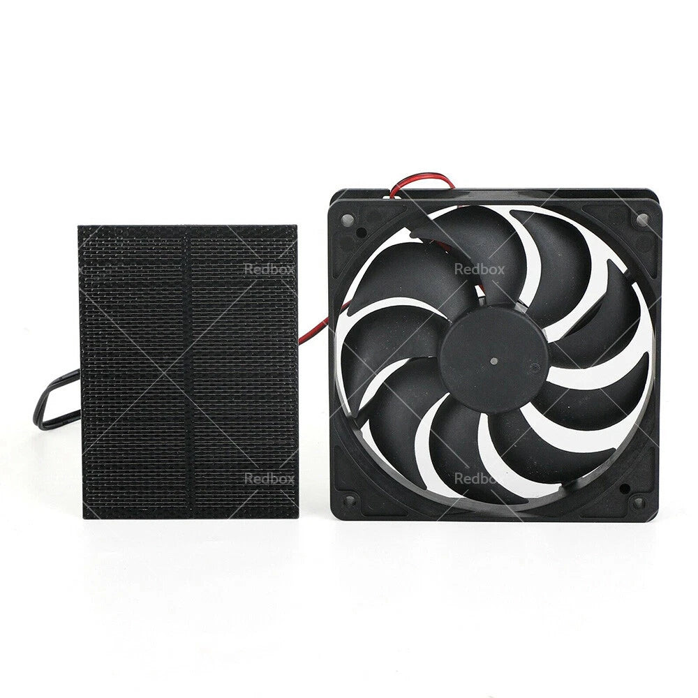 3W Solar Panel Fan for Greenhouse Pet Dog Chicken House