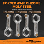 I-Beam Connecting Rods for Subaru Legacy (EJ20, EJ22, EJ25) (1990-2004)