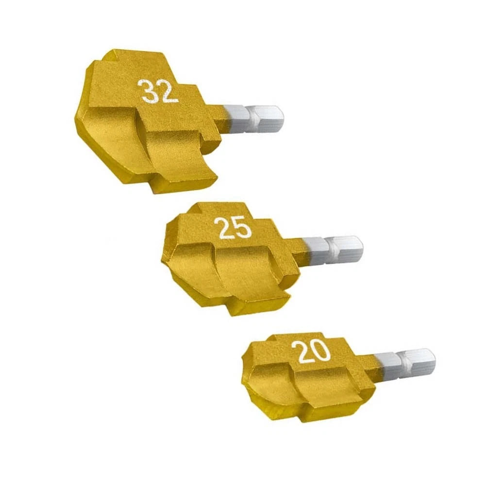 PPR Expansion Drill Bit Set (6.35mm Hex Shank, Titanium Coated, 20-32mm)
