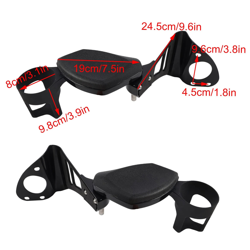 Passenger Armrest w/ Drink Holder for Electra Glide Road Glide (2014–2024)