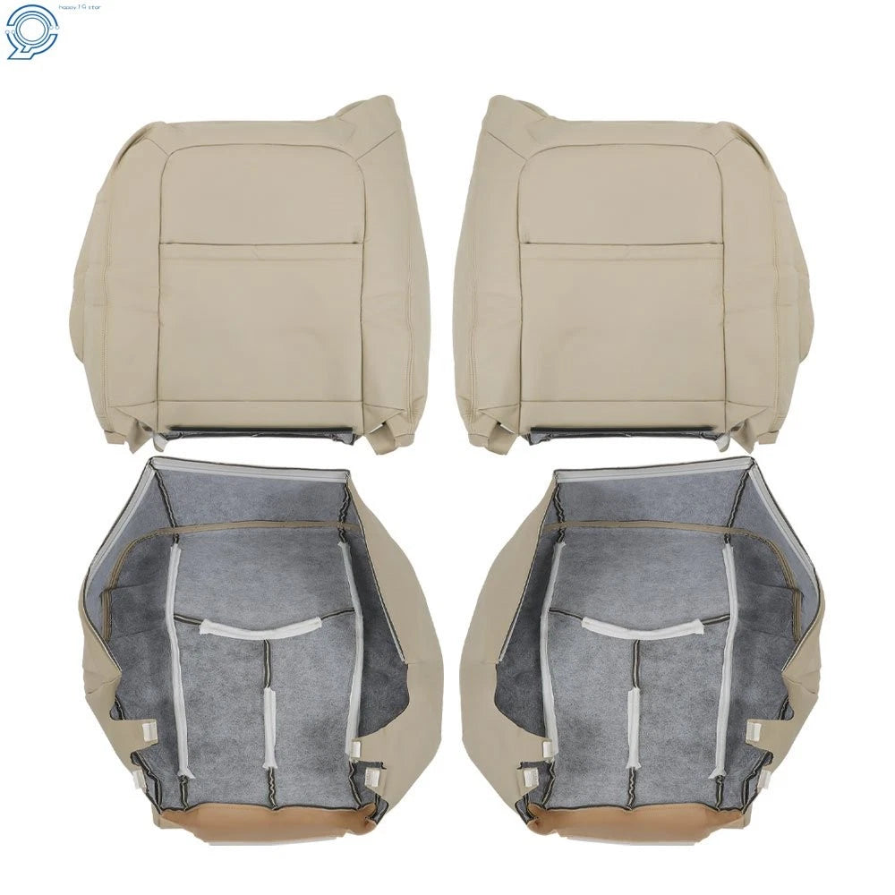 Tan Seat Cover for Cadillac Escalade (2003–2006) Front Bottom & Back