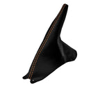 E Brake Boot for Ford Mustang (1994–2004) Carbon Fiber Orange Stitch