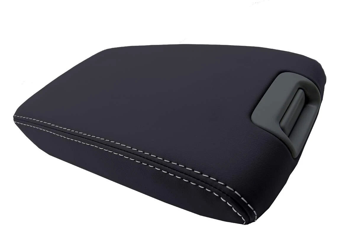 Leather Console Lid Armrest Cover for Acura RL (1996–2003) Gray Stitch