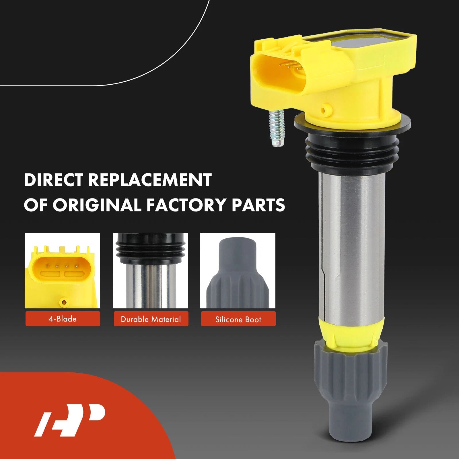 Set of 6 Ignition Coils & Iridium Platinum Spark Plugs for Chevy Equinox