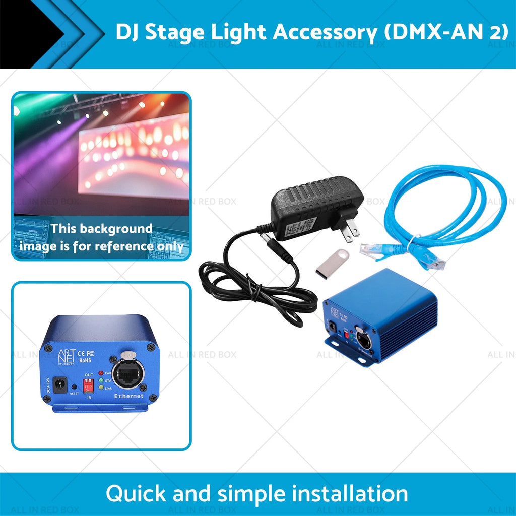 2X DJ Stage Light Accessory for DMX-AN (XLR 3-pin)