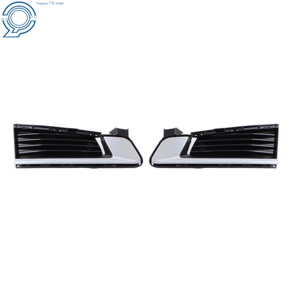 Set of 2 Fog Light Covers for Cadillac CTS (2014–2019) Matte Chrome