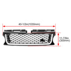 Upper Bumper Diamond Mesh Grille for Land Rover Range Rover Sport (2010–2013)