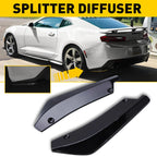 Universal Car Lips Bumper Rear Side Splitter Diffuser Canard Spoiler