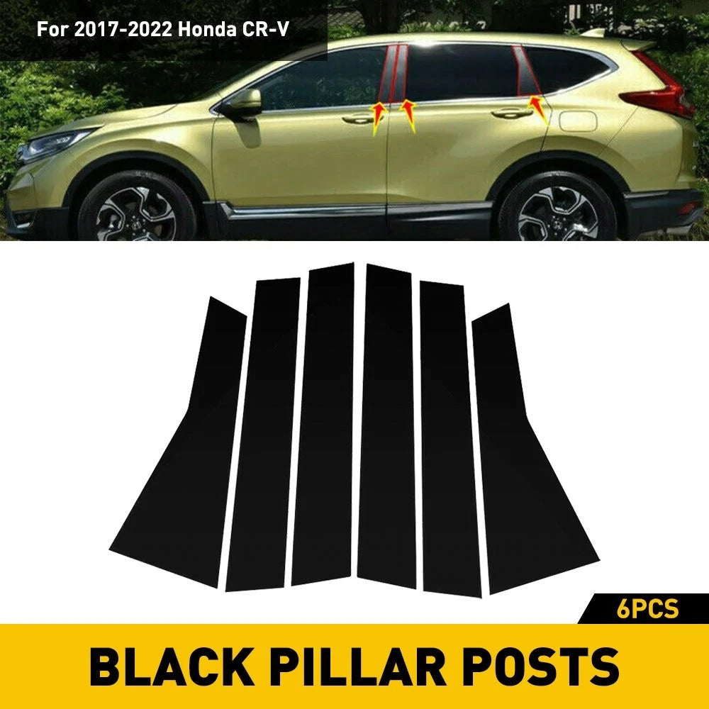 Pillar Post Window Door Trim Cover for Honda CR-V (2017–2021) EXV