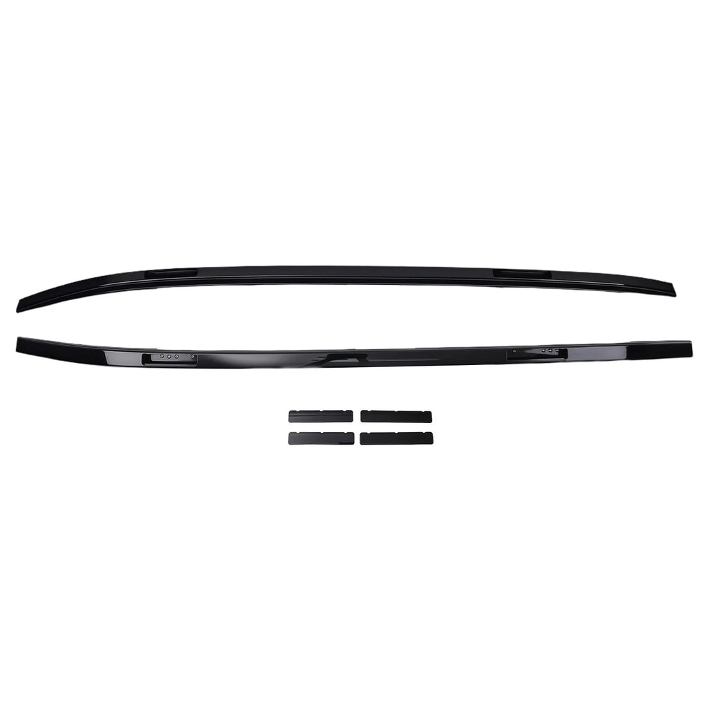 Black Aluminum Cargo Rail for Toyota RAV4 (2019–2020) Roof Rack 75KG