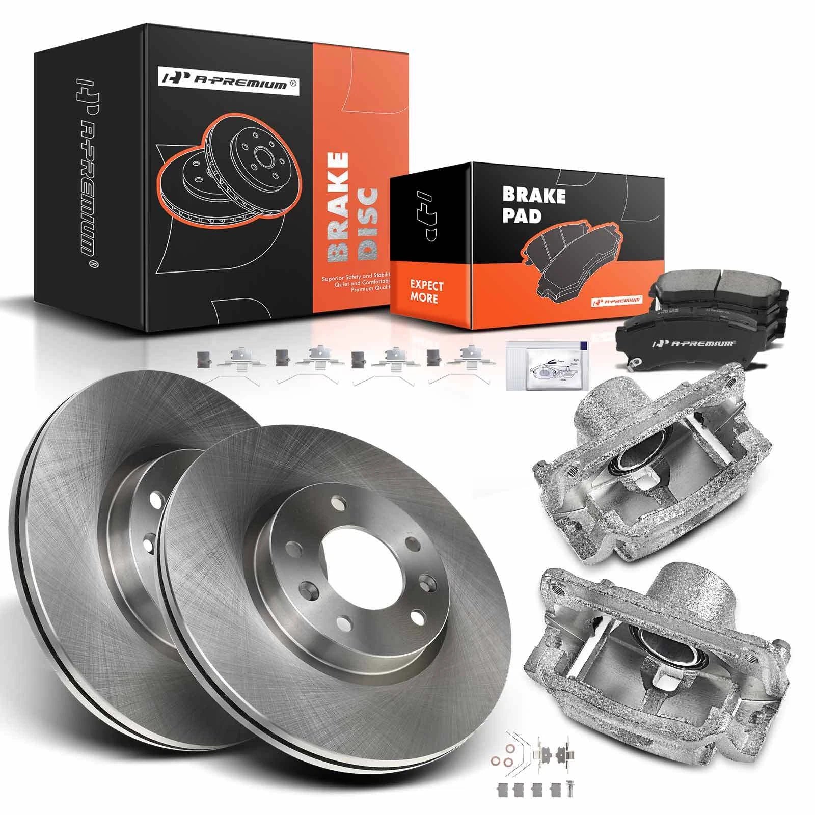 Front Brake Rotor and Pad Set for Ford Fusion Mazda 6 (2006–2012)