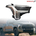 LED Headlight for Toyota Tundra (2022–2023) Right Side Black Clear