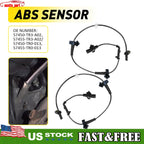 Pair ABS Wheel Speed Sensors for Honda Civic (2012â2015)