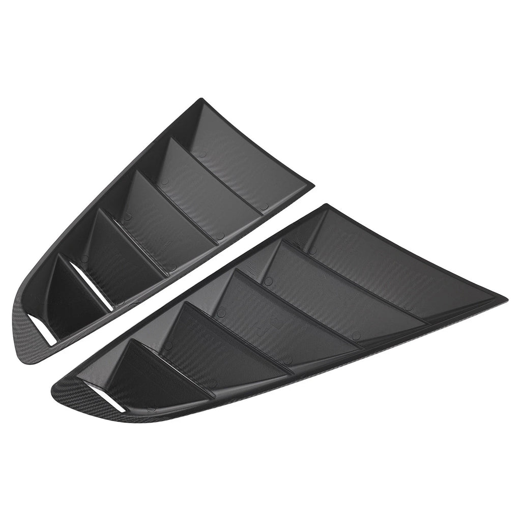 Car Side Quarter Louvers for Ford Mustang (2015–2023) ABS Carbon Painted