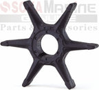 Water Pump Impeller w/ Key for Yamaha Marine (West Sierra 18-3067, Mallory 9-45600)