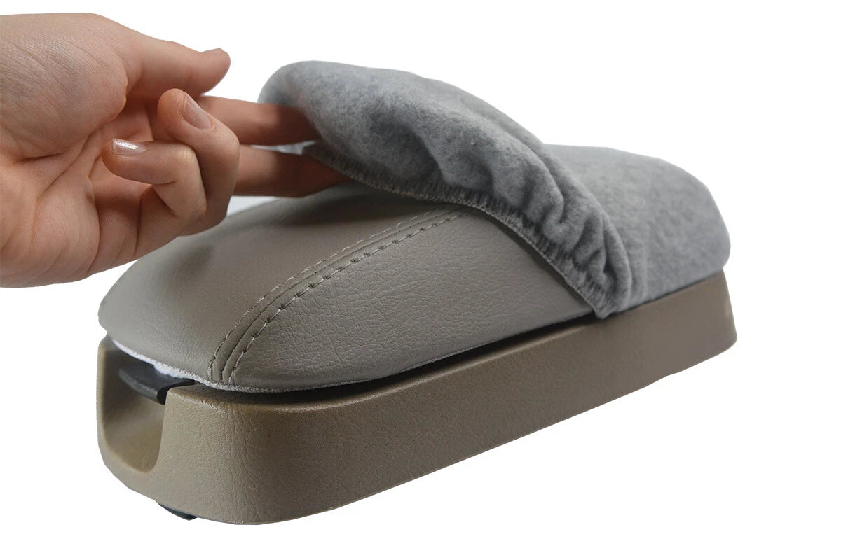 Fleece Console Lid Armrest Cover for Hyundai Elantra (2001–2006) Gray