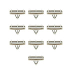 10 x Car Fender Flare Moulding Clips for Jeep Wrangler Liberty (2005-2023)