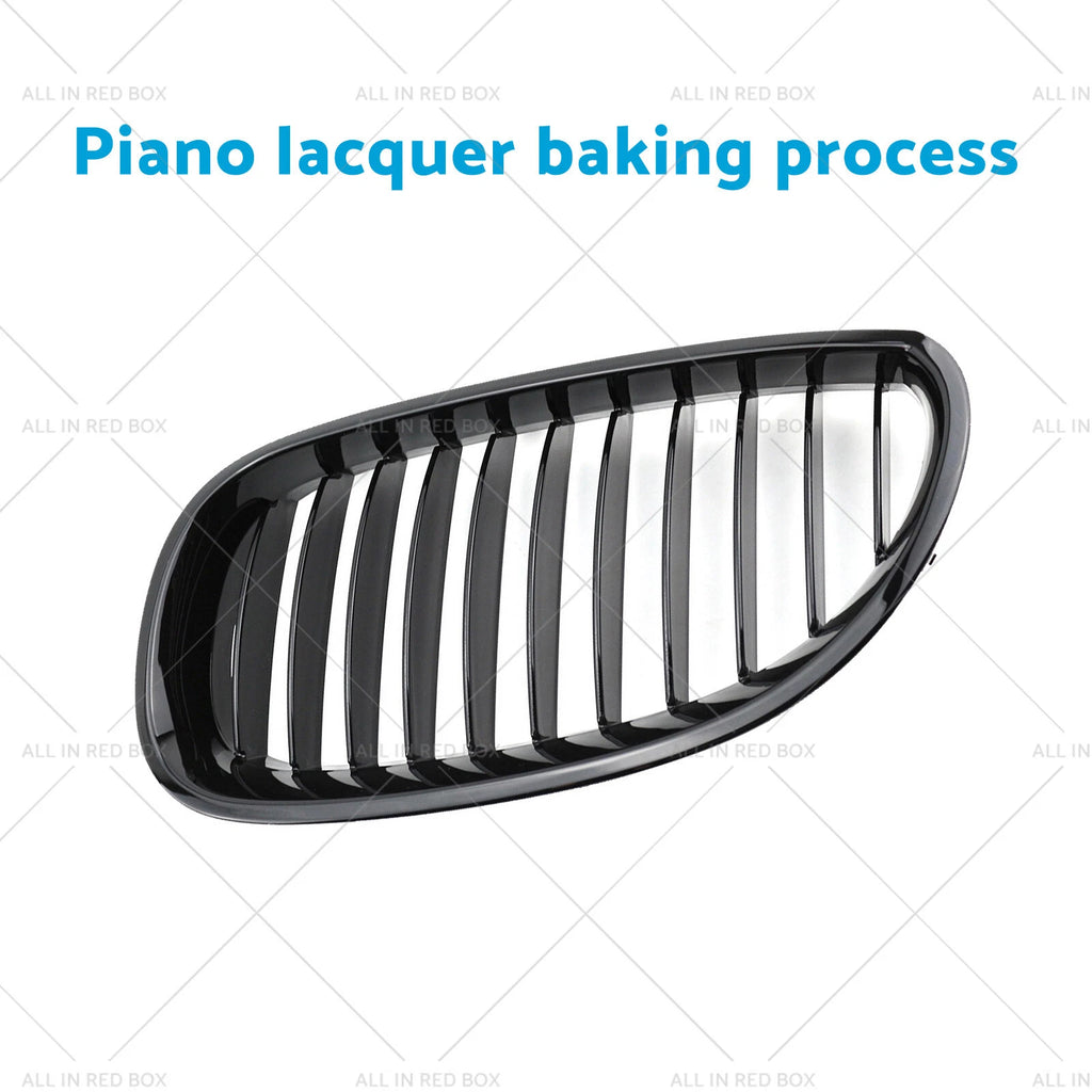 Gloss Black Front Grille for BMW 5 Series E60 E61 (2003–2010)
