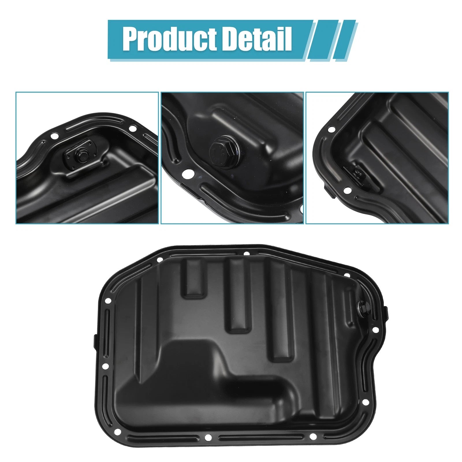 Set of 1 Transmission Oil Pan with Gasket for Nissan Altima (2002–2006) No. 111109Y600