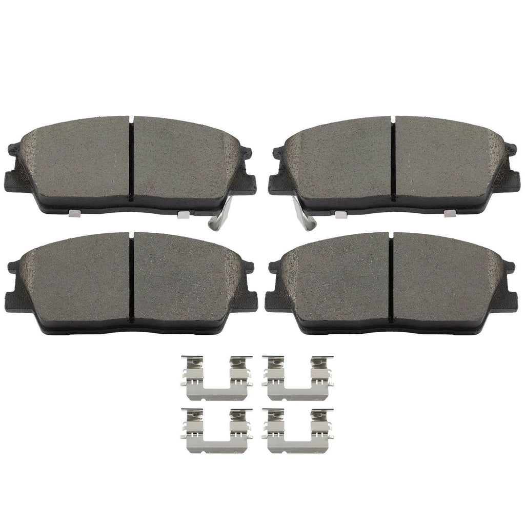 Front Brake Pads Ceramic for Hyundai Venue (2020–2021) & Kia Soul (2020–2022)