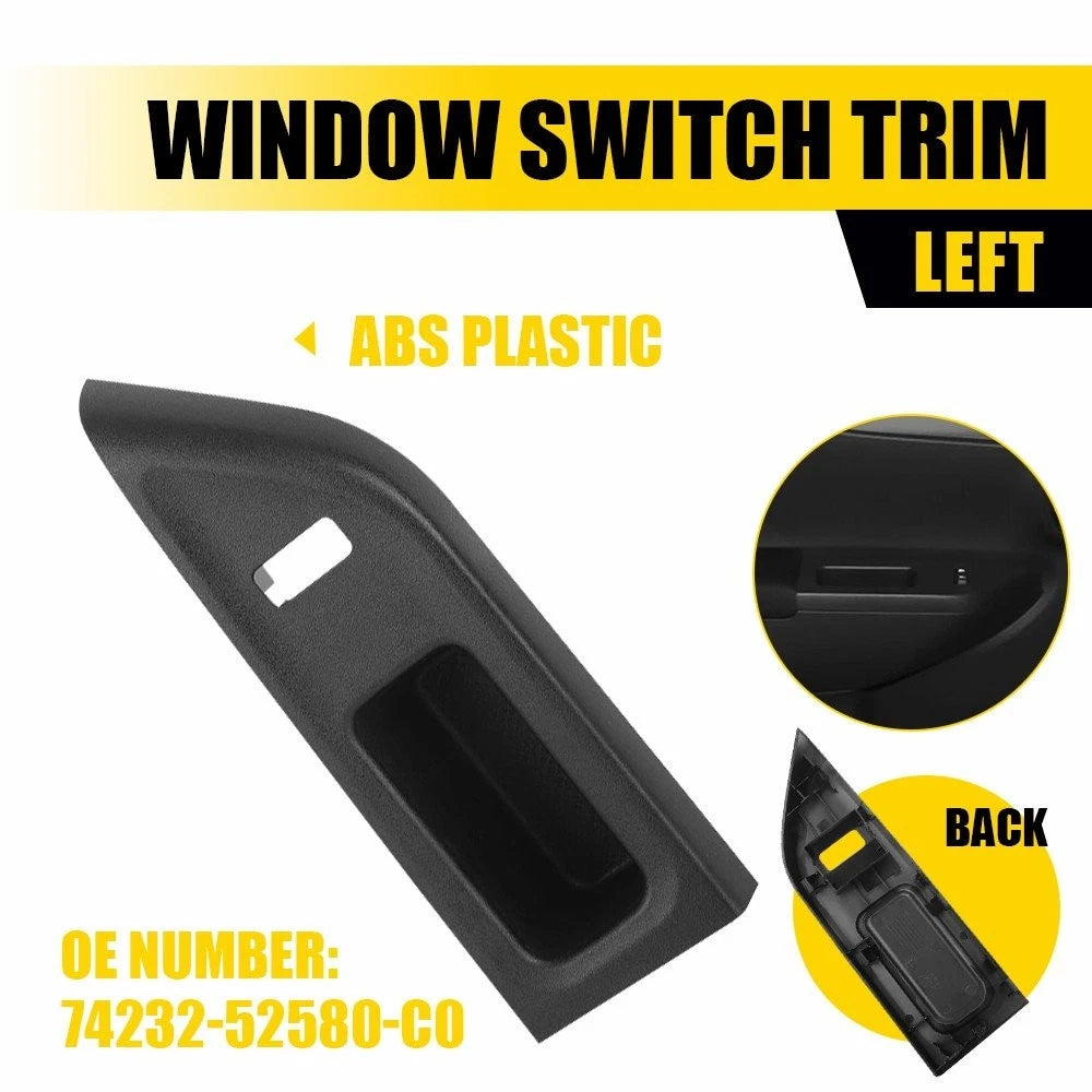 Power Window Switch Bezel Trim Left for Toyota Yaris Hatchback (2012–2015)