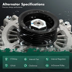 Alternator for Ford Taurus (2013–2019) V6 3.5L, All Engines