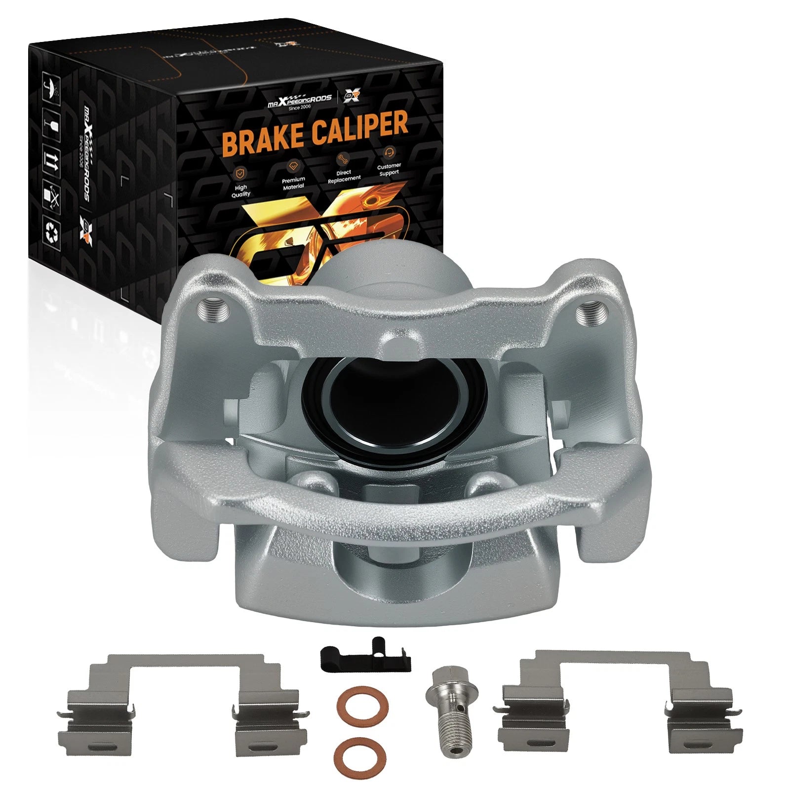 Front Right Brake Caliper w/Bracket for Pontiac Vibe Toyota Matrix (2003–2008)