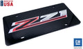 Acrylic Premium Black License Plate for Chevrolet Z71 (2014–2024)