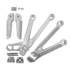 Passenger Rear Footpegs Footrest Brackets for Kawasaki Ninja ZX10R (2004-2005)