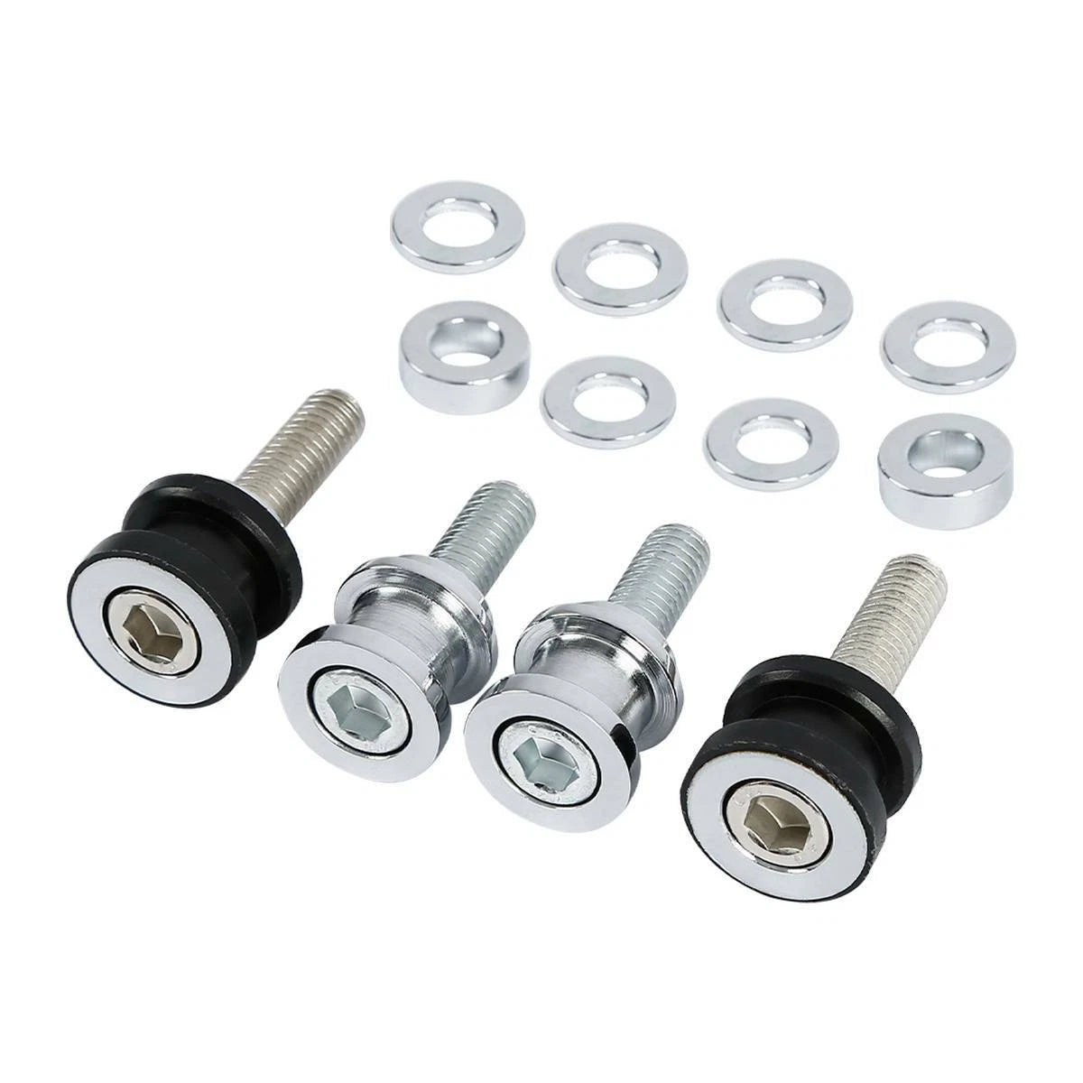 Detachable Chrome Docking Hardware Kit for Harley Fat Boy Breakout (2018–2025)