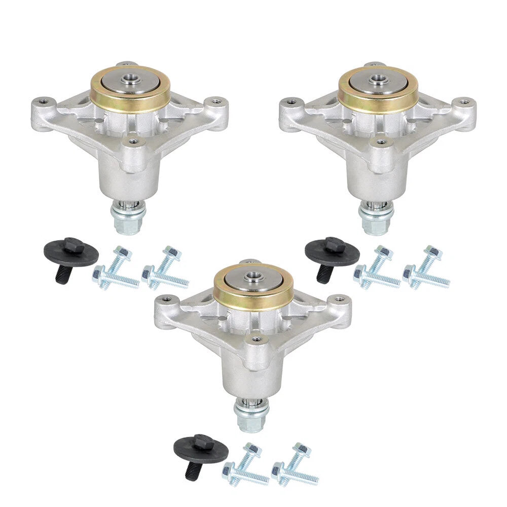 Set of 3 Spindles for Hustler Raptor Limited 36 42 52 Inch Deck