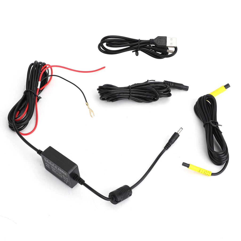 Motorcycle DVR Video Recorder with 1080P Front & Rear View Cameras