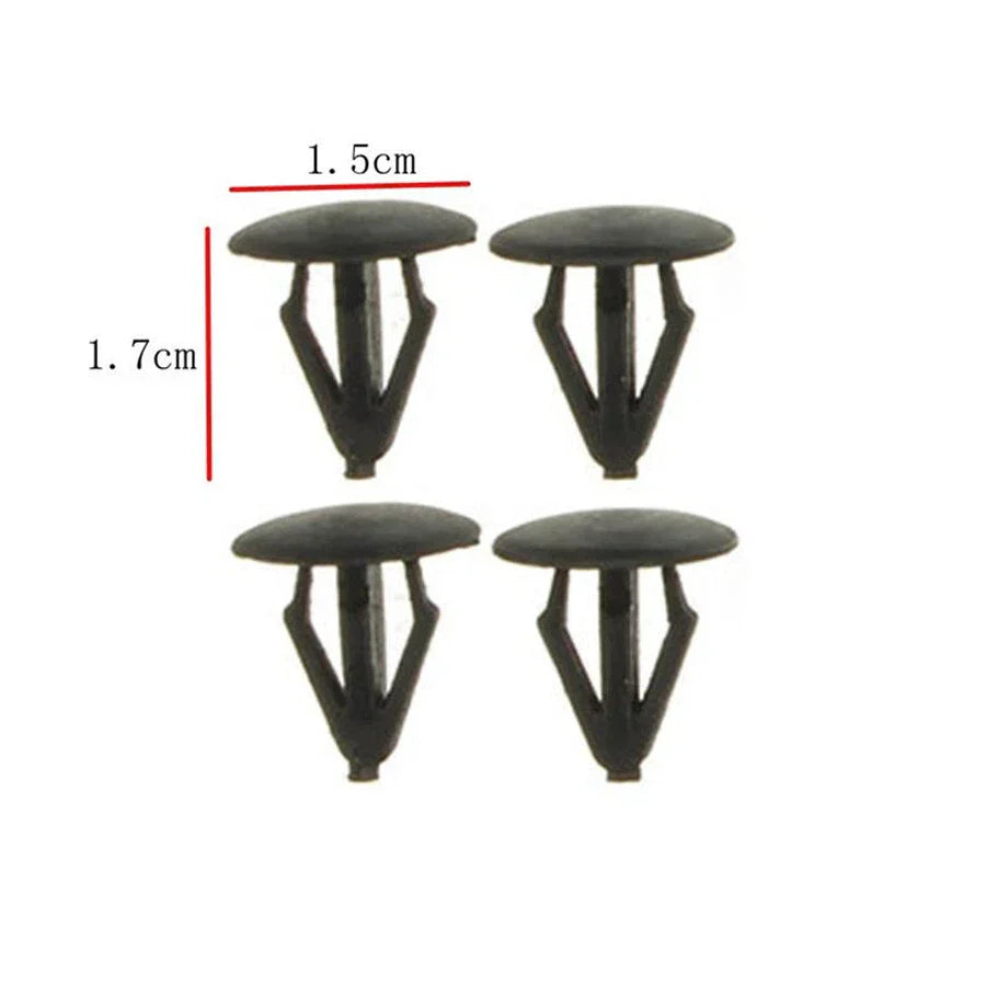 40 Pcs Car Bumper Body Panel Trim Retainer Clips Screws for Mixed Fasteners