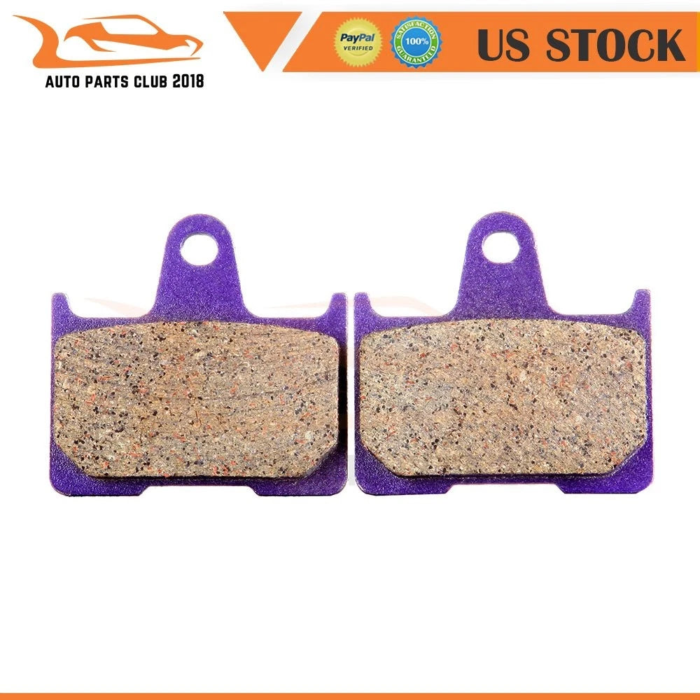 Rear Carbon Fiber Brake Pads for Suzuki GSXR 600 750 1000 (FA254)
