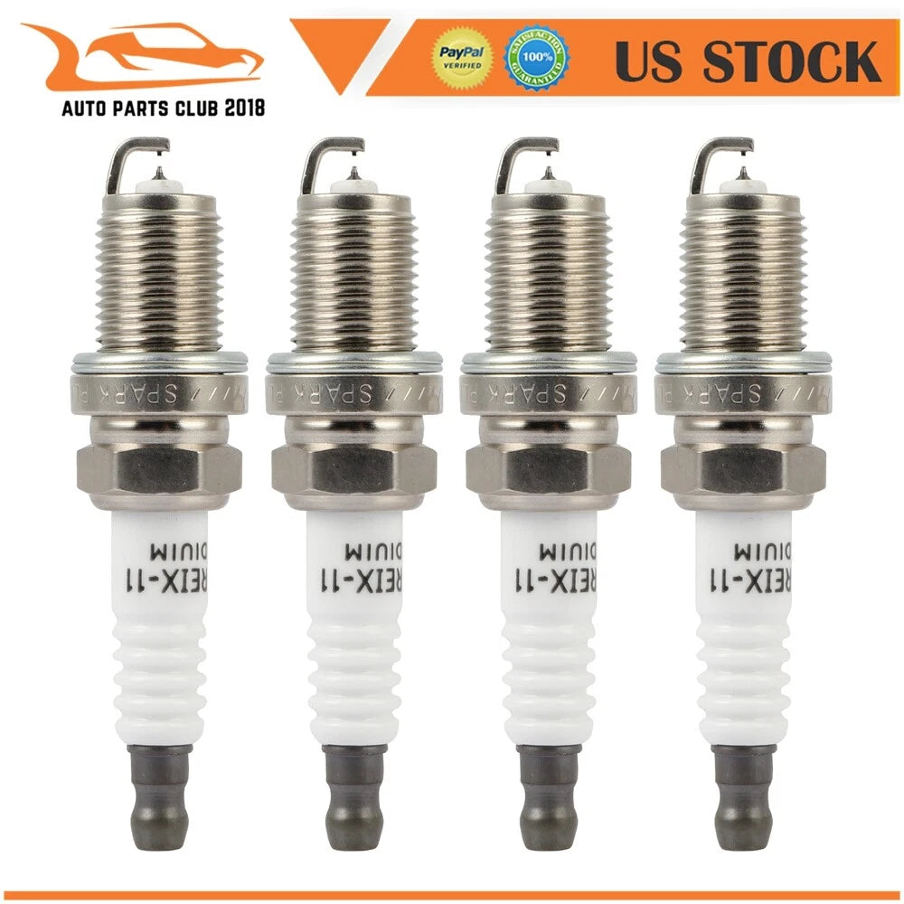 Set of 4 Iridium Spark Plugs for Suzuki Aerio (2002–2007)
