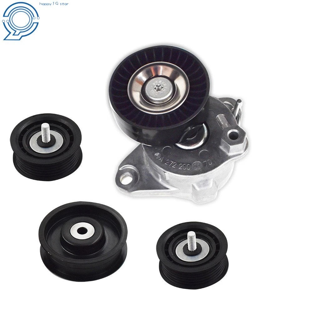 Belt Tensioner with Pulley & Idler Pulley for Mercedes C300 C350 E350 ML350 (2005–2012)