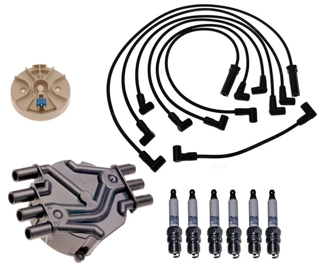 ACDelco Ignition Kit for Chevy Blazer V6 (1995–2005) - Rotor, Cap, Wires, Plugs