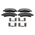 Set of 4 Bosch Blue Semi-Metallic Slotted Brake Pads for Cadillac Chevrolet GMC