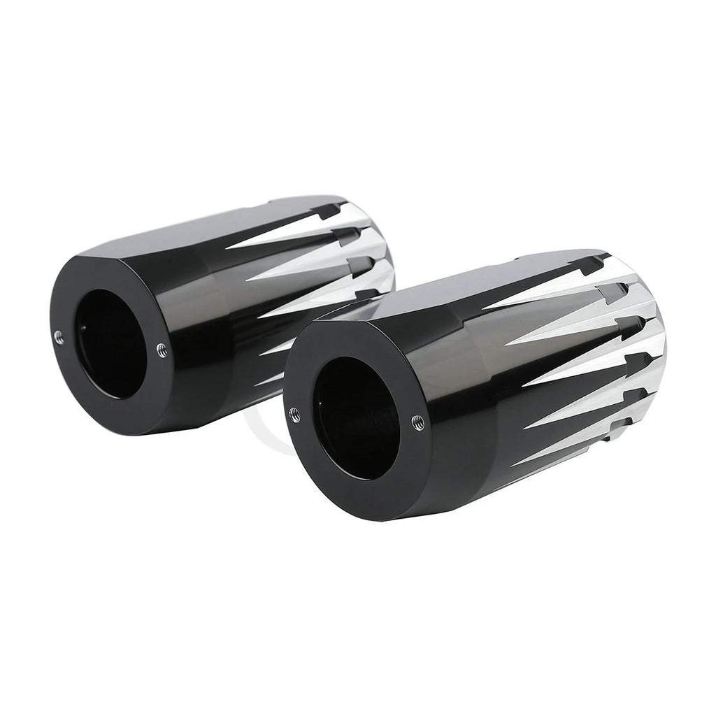 Aluminum Upper Fork Slider Covers for Harley Road King Electra Glide (1984–2013)