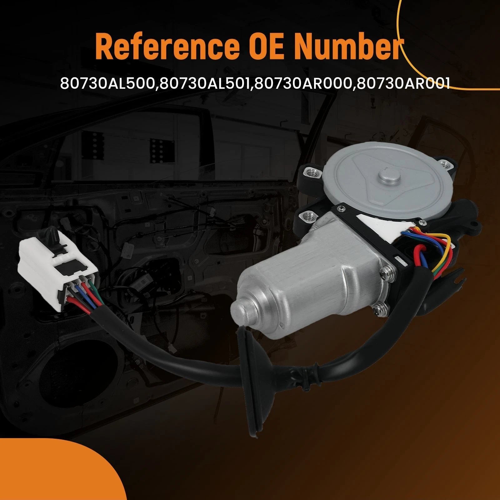 Right Window Motor for Infiniti FX35 FX45 G35 Q45 (2002–2008) Electric