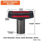 T Shape Vacuum Brush Nozzle 35mm for Upholstery Cleaning 119mm