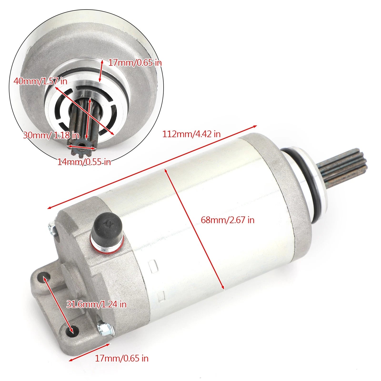 Starter Motor for Arctic Cat (0825-013, 0825-024, 0825-011)