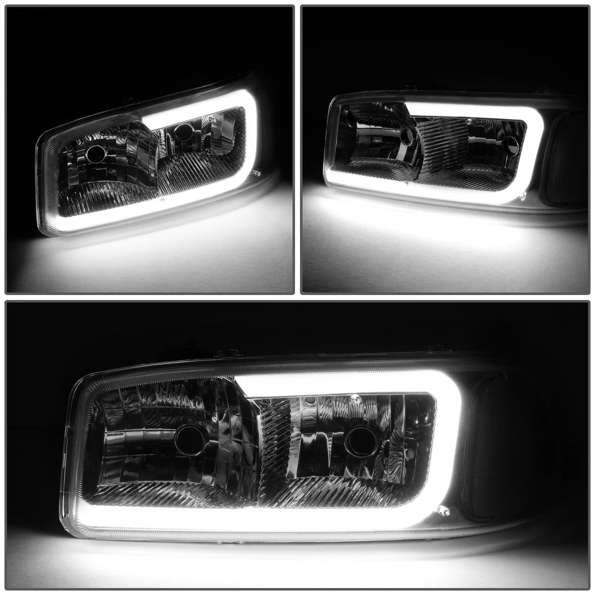 LED DRL Headlight & Turn Signal Bumper Lamp for Sierra/Yukon XL (1999–2007)