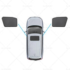 Magnetic Mesh Sun Blind Shades for Mitsubishi ASX (2010–2025)