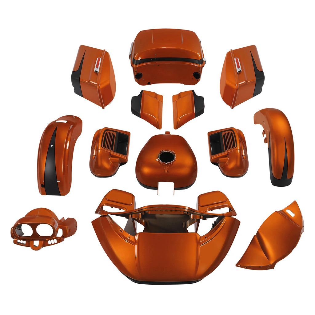 Fairing Bodywork Kit for Harley Road Glide Limited (2015–2023) Scorched Orange