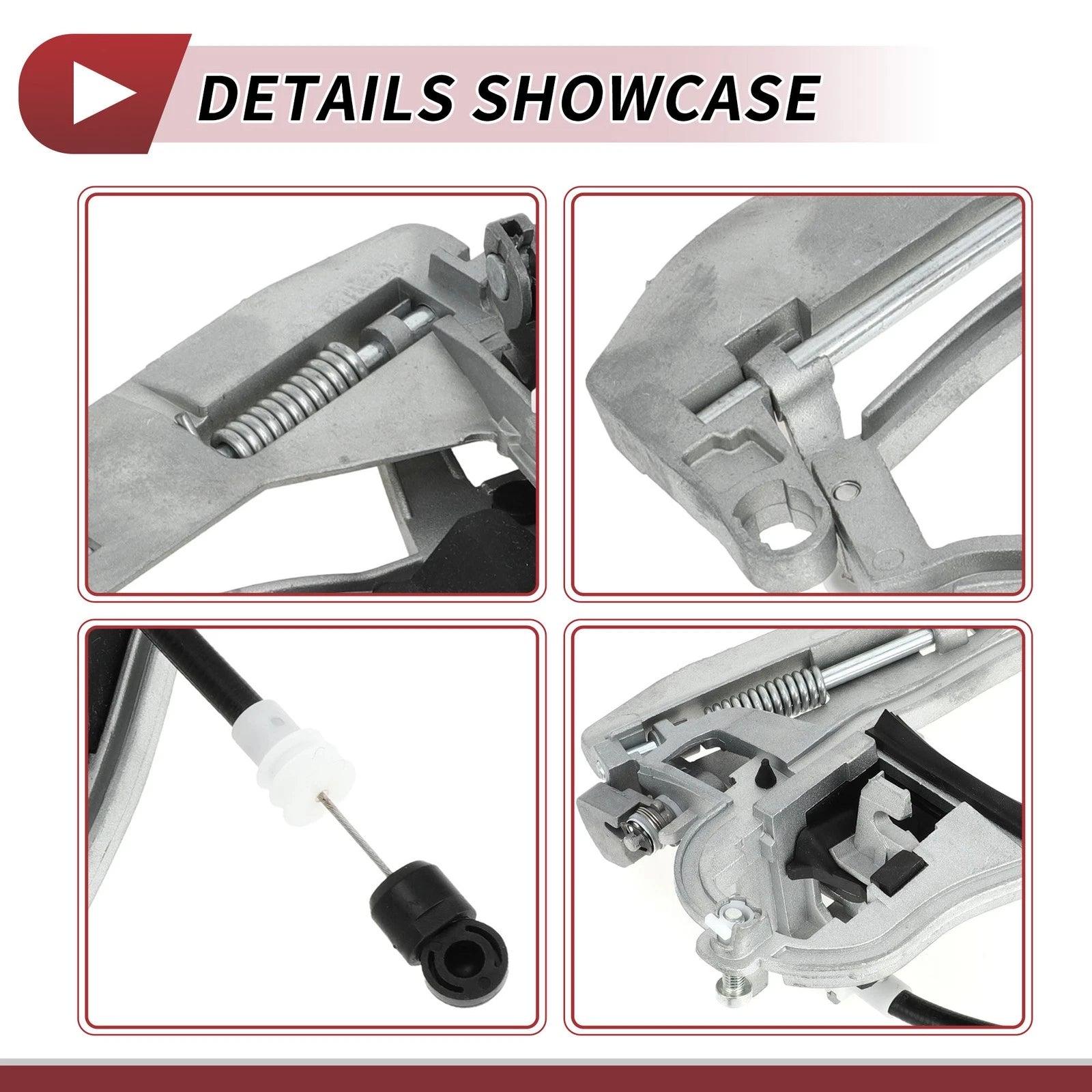 Front Right Door Handle Carrier for BMW X5 E53 (2000–2006) No. 51218243616 Silver Tone